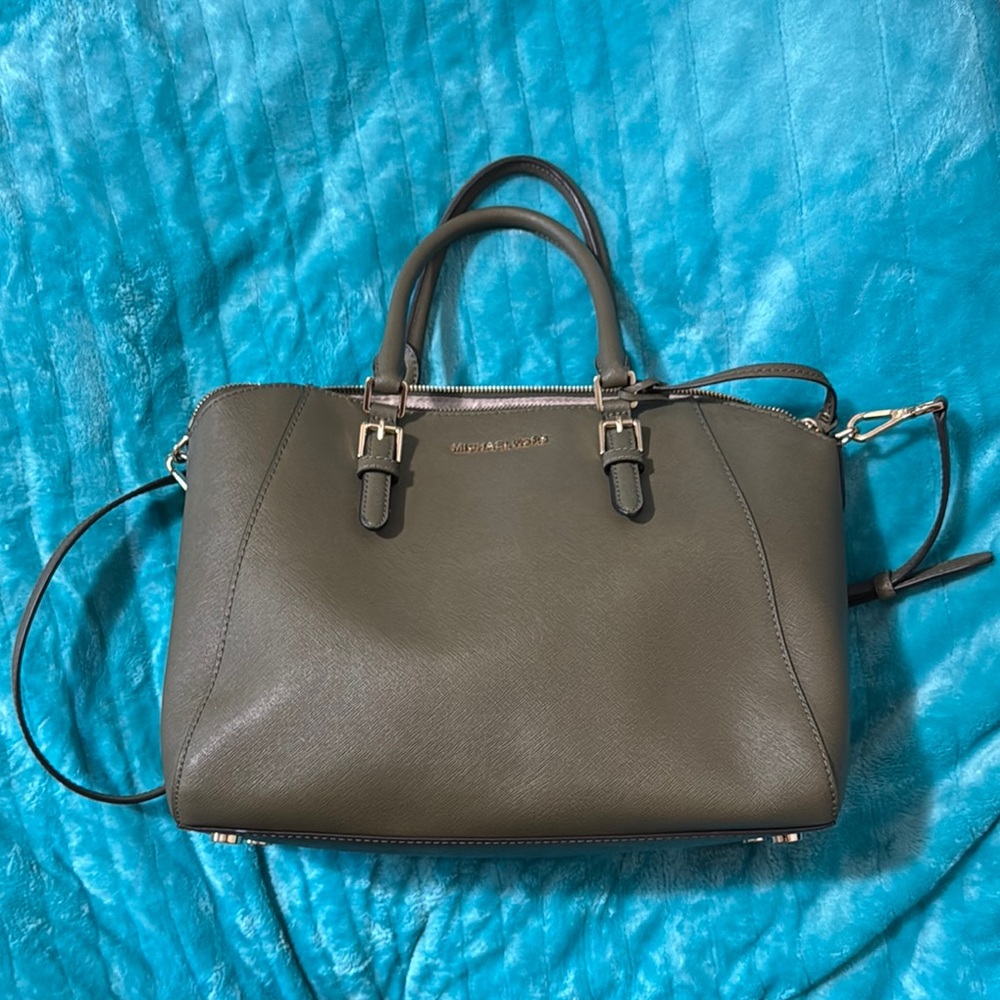 COPY - Michael Kors Olive Green Women's Bag- NO replacement strap